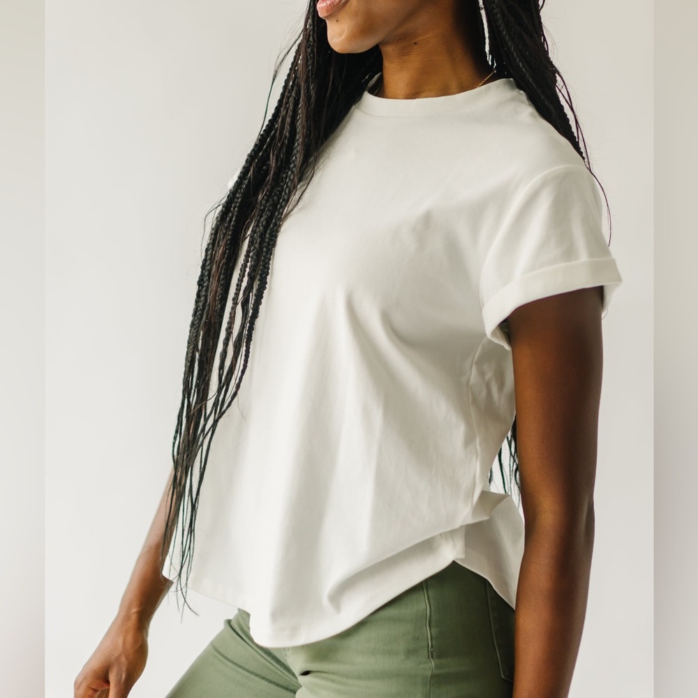 Piper & Scoot Ellington Cuffed Tee